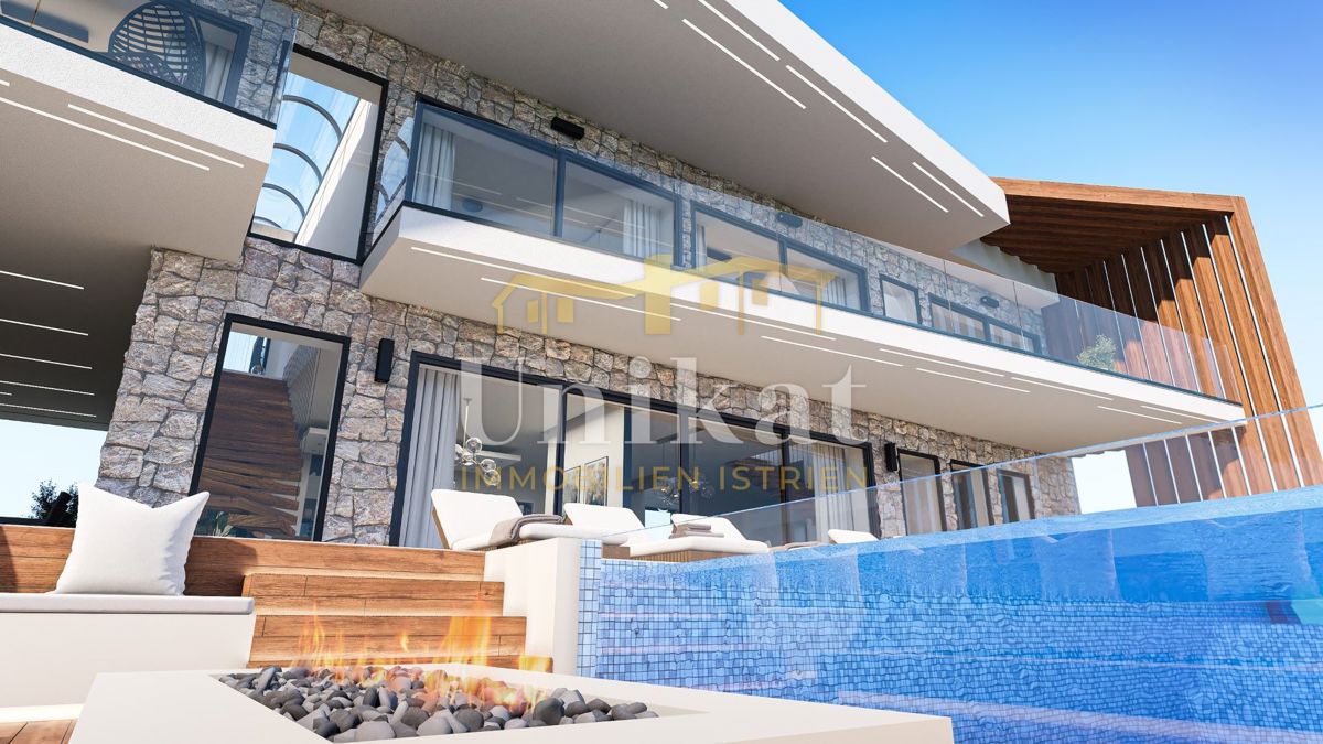 Villa di lusso con vista mare - piscina a sfioro